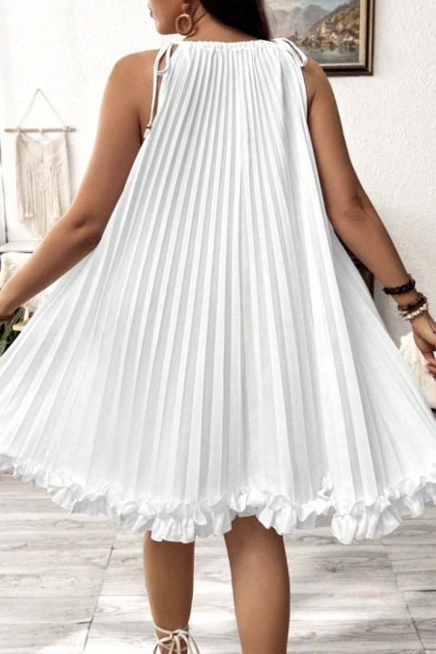 Sukienka MERGETA WHITE, Kolor : biały, IVET.PL - Modna odzież