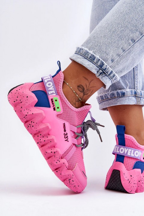 Sneakersy DRONILFA PINK, Kolor : różowy, IVET.PL - Modna odzież