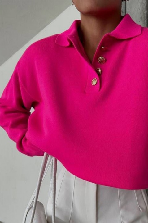 Sweter BROXILDA FUCHSIA, Kolor : fuksja, IVET.PL - Modna odzież