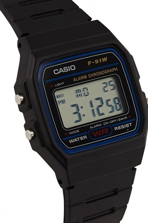 Zegarek CASIO F-91W-1YEG, Kolor : czarny, IVET.PL - Modna odzież