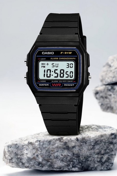 Zegarek CASIO F-91W-1YEG, Kolor : czarny, IVET.PL - Modna odzież