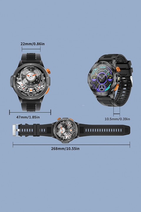 Smartwatch V21 z latarką, Kolor : czarny, IVET.PL - Modna odzież