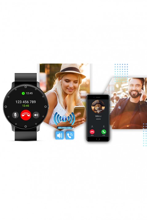 Smartwatch Giewont Sport Around PRO SmartCall GW120-2 PRO - Carbon, Kolor : czarny, IVET.PL - Modna odzież