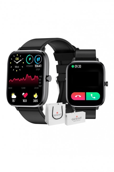 Smartwatch Giewont Dynamic SmartCall GW230-2, Kolor : czarny, IVET.PL - Modna odzież