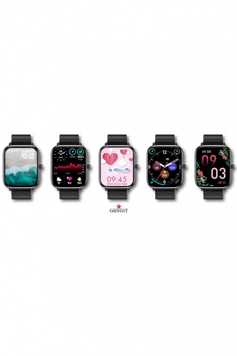 Smartwatch Giewont Dynamic SmartCall GW230-2, Kolor : czarny, IVET.PL - Modna odzież