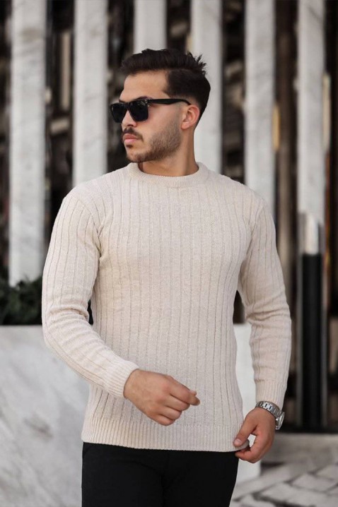 Sweter SOMERGO BEIGE, Kolor :  beżowy, IVET.PL - Modna odzież