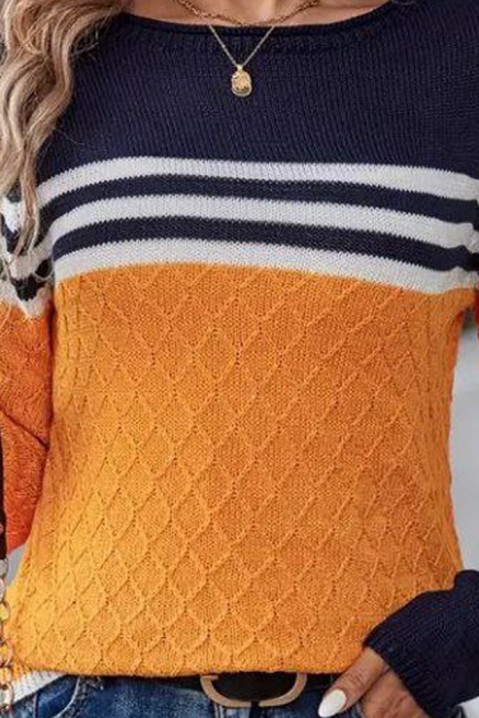 Sweter MARTENZA ORANGE, Kolor : wielokolorowy, IVET.PL - Modna odzież