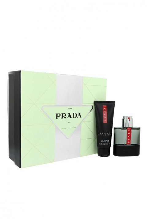 Zestaw męski Prada Luna Rossa Carbon EDT 50 ml + Shower Gel 75mlIVET.PL - Modna odzież