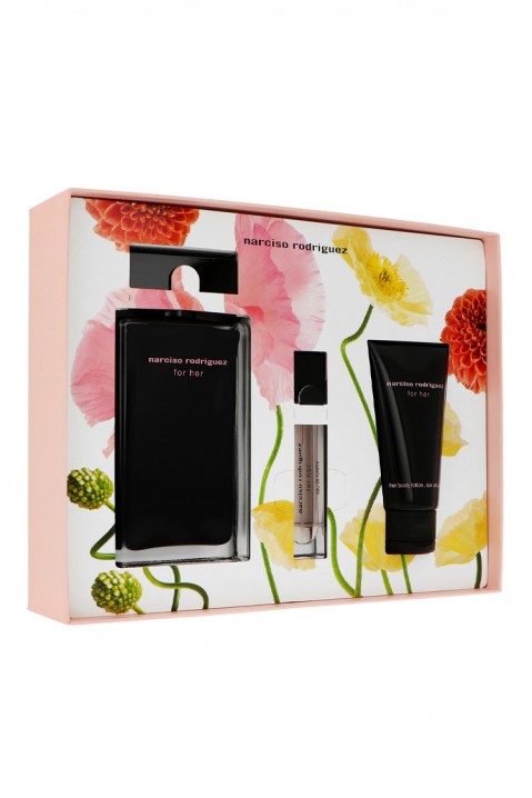 Zestaw damski Narciso Rodriguez For Her EDT 100 ml + Mini 10 ml + Body Lotion 50 mlIVET.PL - Modna odzież