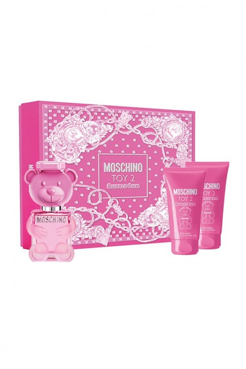 Zestaw damski Moschino Toy 2 Bubble Gum EDT 50 ml + Shower Gel 50 ml + Body Lotion 50 mlIVET.PL - Modna odzież