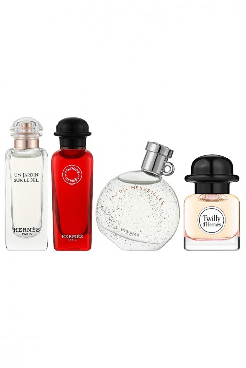 Damski zestaw Set Hermes Twilly EDP + Un Jardin Sur Le Nil EDT + Eau De Rhubarbe Ecarlate EDC + Eau Des Merveilles EDT 4 X 7,5 mlIVET.PL - Modna odzież