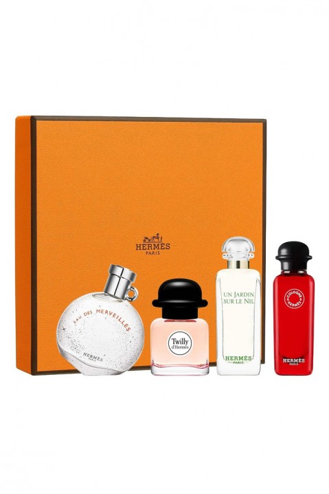 Damski zestaw Set Hermes Twilly EDP + Un Jardin Sur Le Nil EDT + Eau De Rhubarbe Ecarlate EDC + Eau Des Merveilles EDT 4 X 7,5 mlIVET.PL - Modna odzież