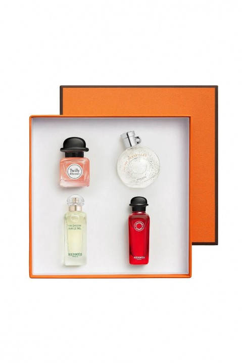 Damski zestaw Set Hermes Twilly EDP + Un Jardin Sur Le Nil EDT + Eau De Rhubarbe Ecarlate EDC + Eau Des Merveilles EDT 4 X 7,5 mlIVET.PL - Modna odzież