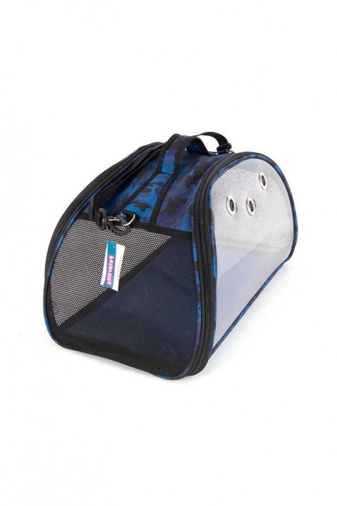 Torba transportowa dla zwierząt GRONJI BLUE 50x28x28 cm, Kolor : chabrowy, IVET.PL - Modna odzież