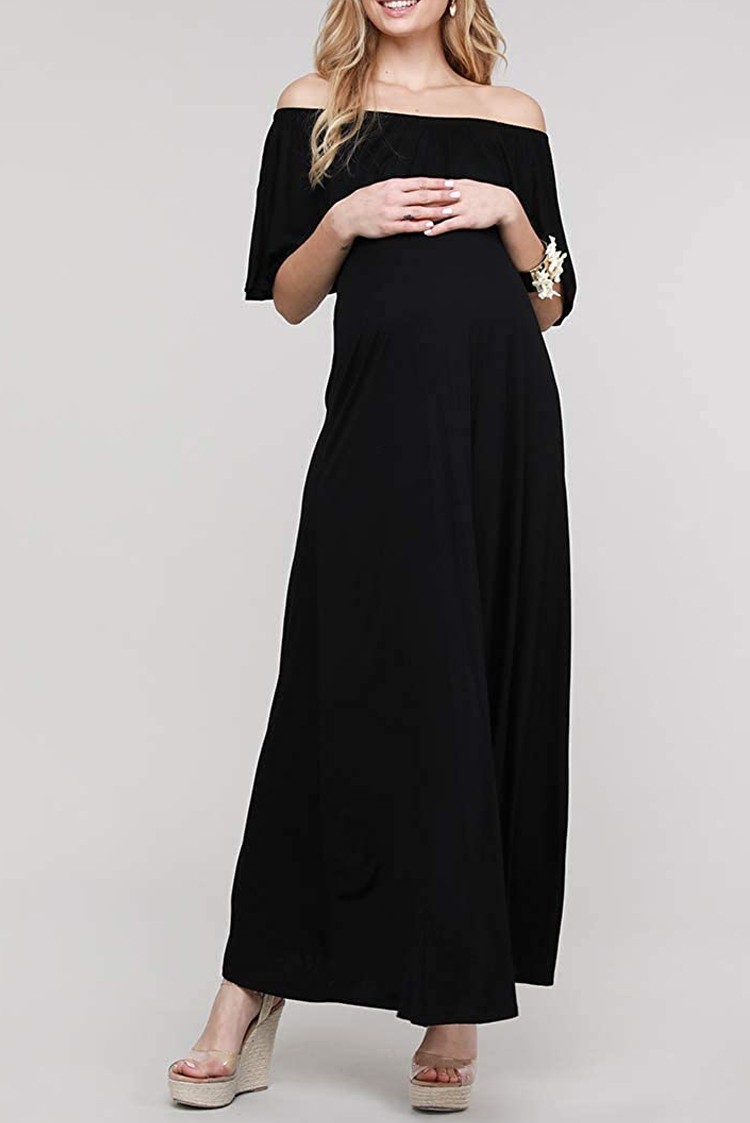 Sukienka ciążowa VENTURA BLACK, Cena  zł, Kolor : czarny  -  Modna odzież